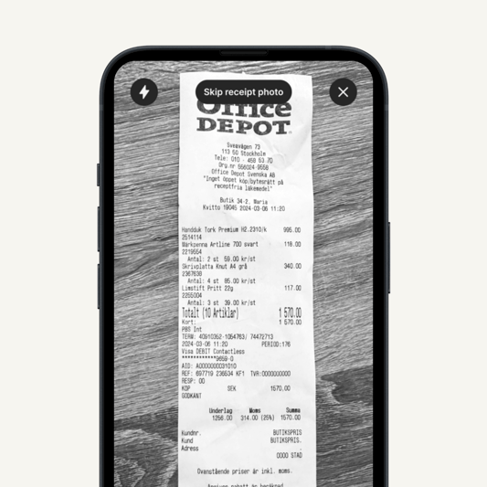 AI Receipt scanner 1
