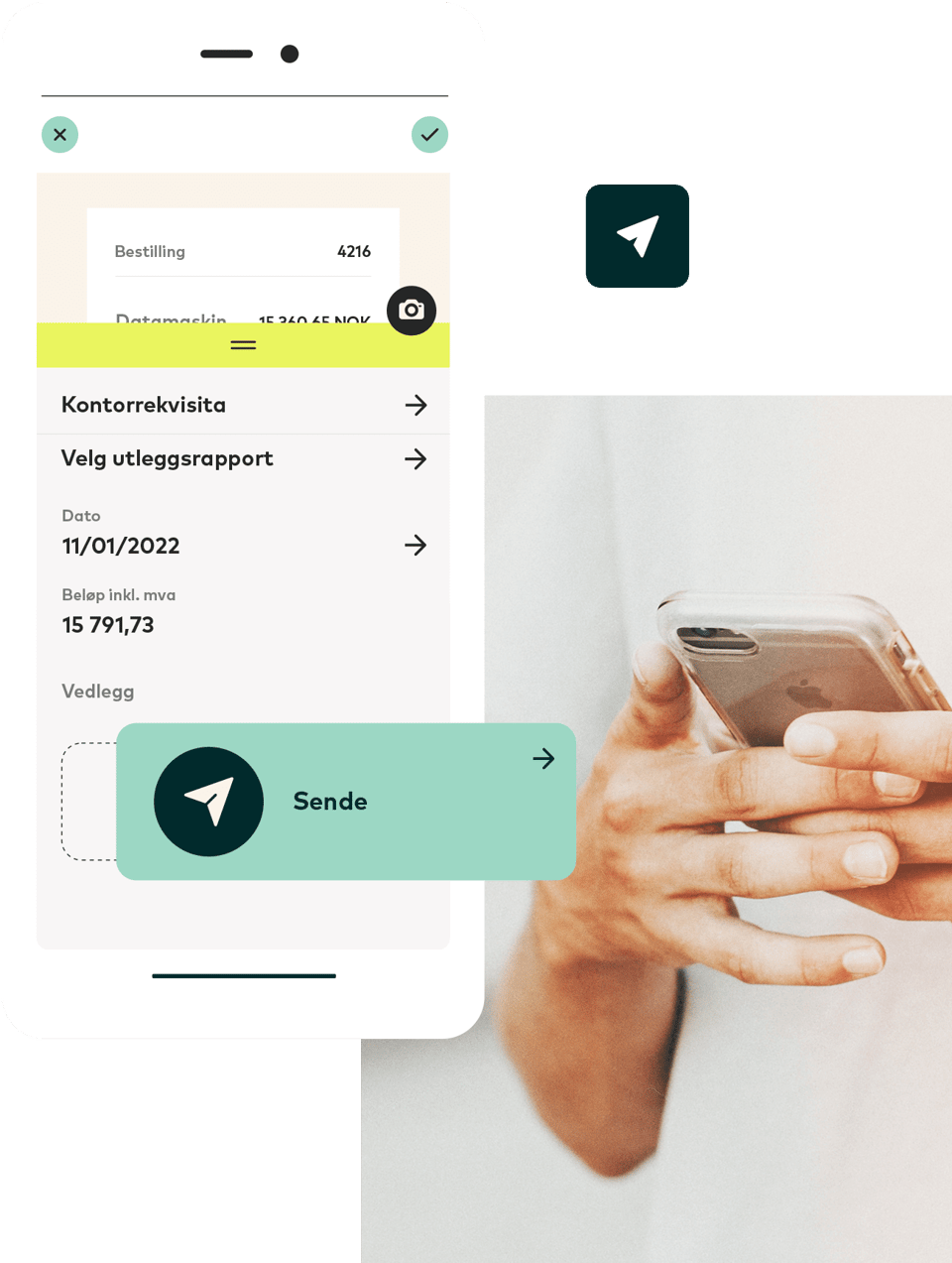 Send inn regningen