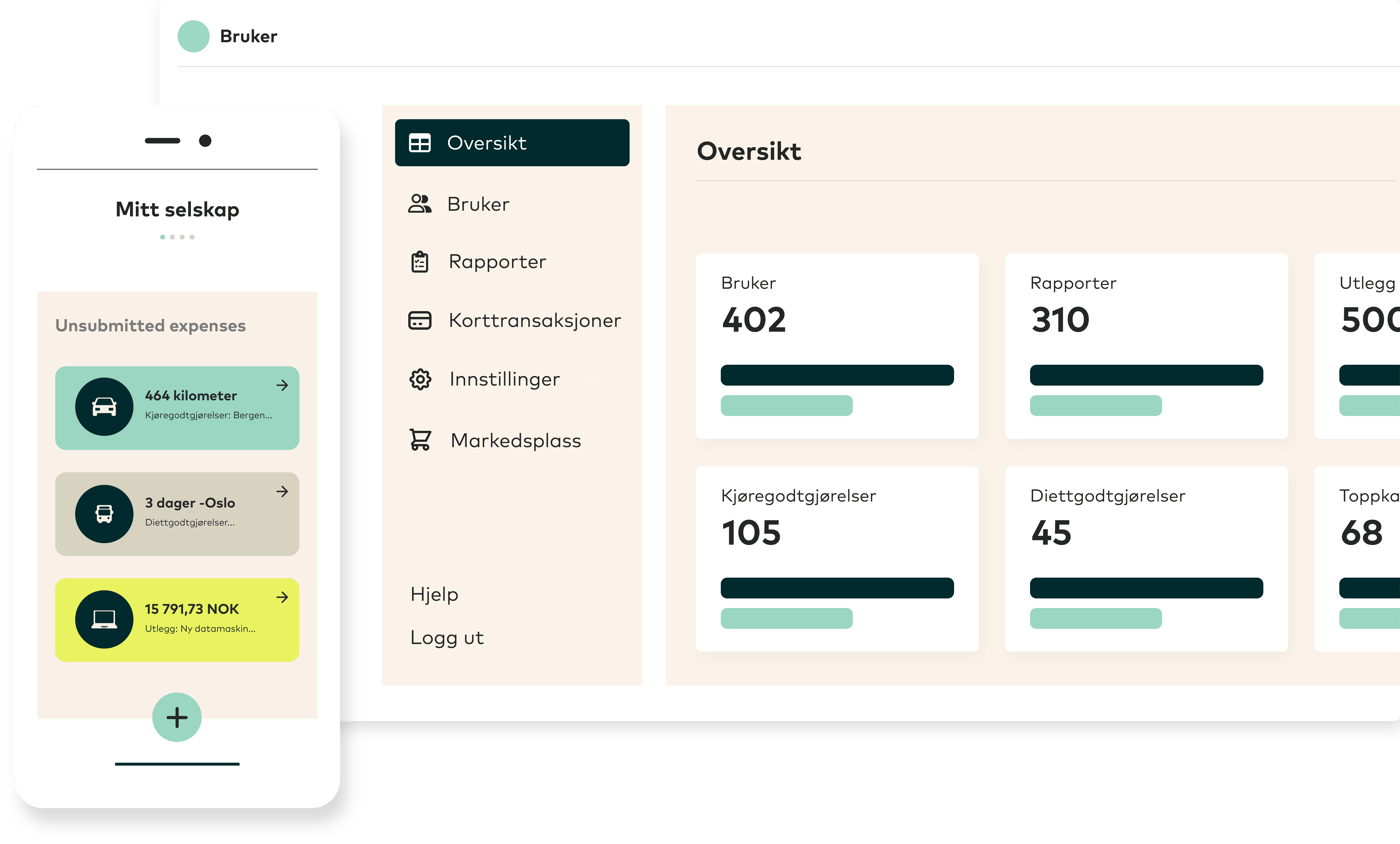 Findity. En plattform for utlegg og reiseregninger.