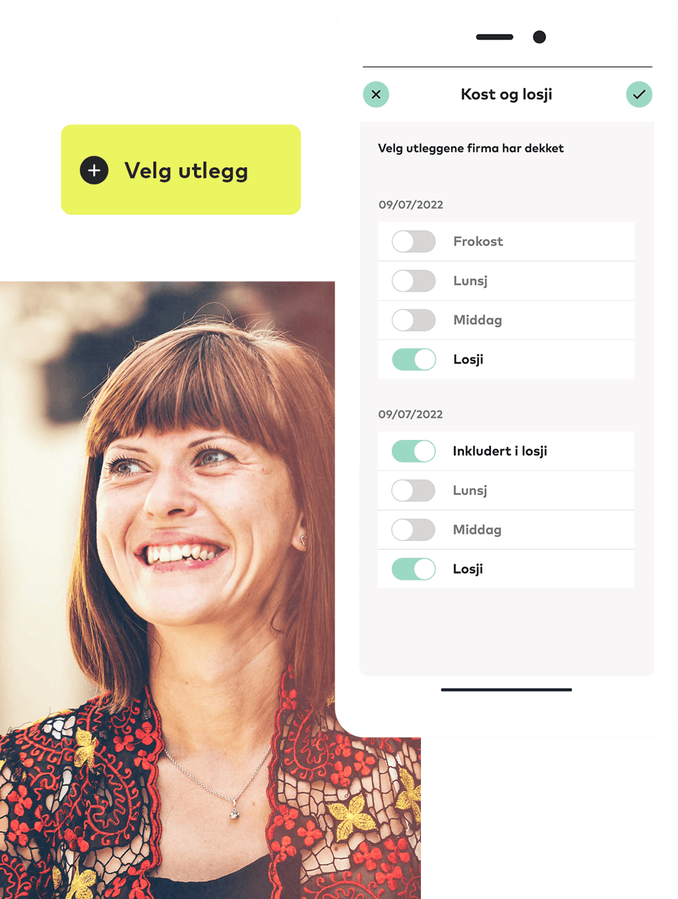 Velg utlegg